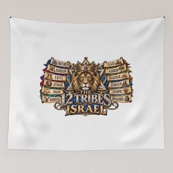 Item preview, This is a Christian design for the 12 tribes of Isreal. designed and sold by RBBeachDesigns.