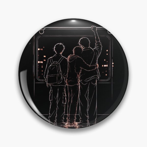 Item preview, Closeness Behind Glass | Neon Night Illustration designed and sold by MATTPulse.