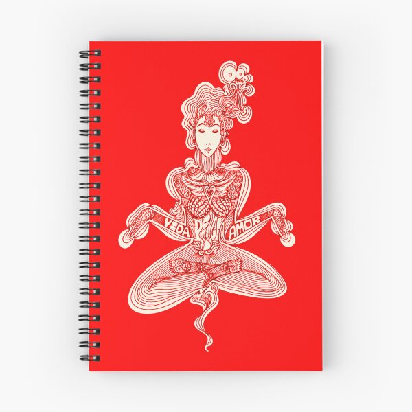 Item preview, Veda Amor Meditating Goddess Sacred Line Art designed and sold by playatech.