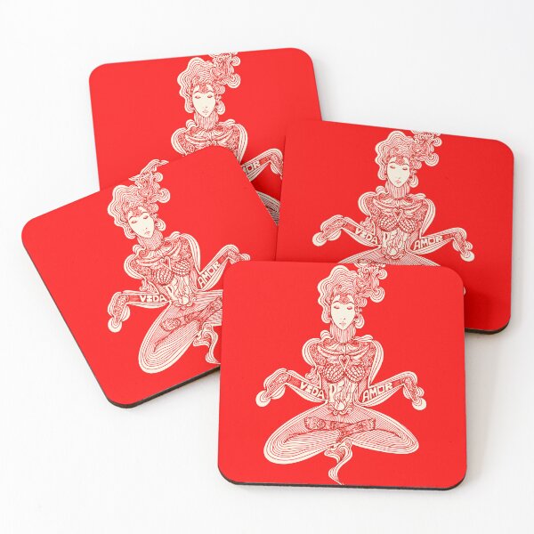 Item preview, Veda Amor Meditating Goddess Sacred Line Art designed and sold by playatech.
