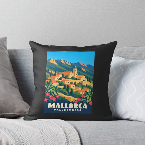 Item preview, Valldemossa Mallorca Vintage Travel Poster designed and sold by MavtM.