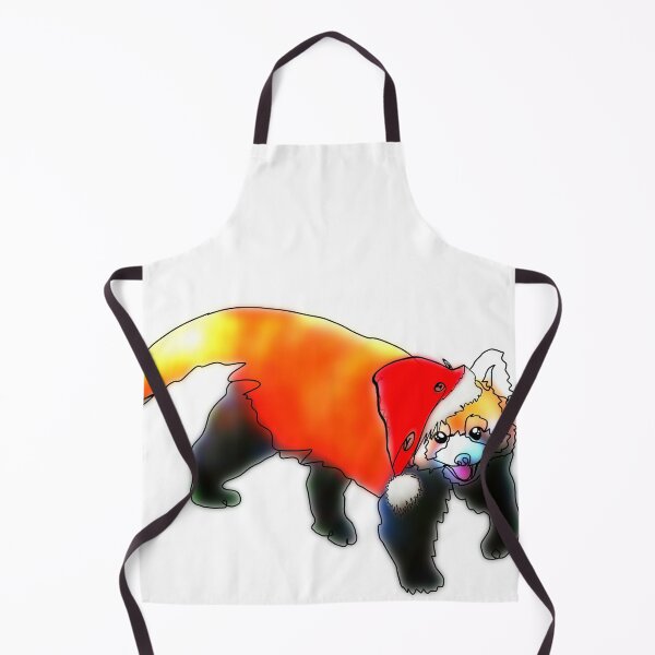 Item preview, Randy the red panda in a Santa hat- animalzinhats designed and sold by Ashley’sAnimalz.