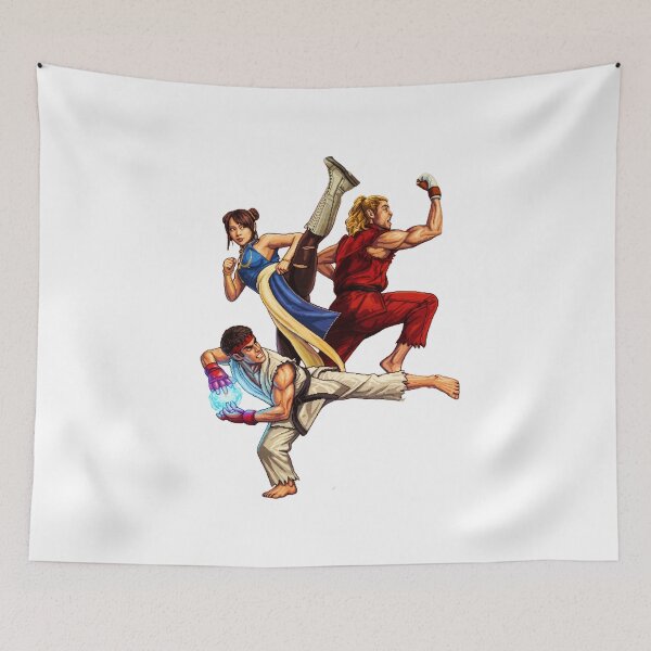 Item preview, Ryu Ken Chun Li Street Fighter 2026 Movie Pixel Art designed and sold by Ctrl+AltGalaxy.