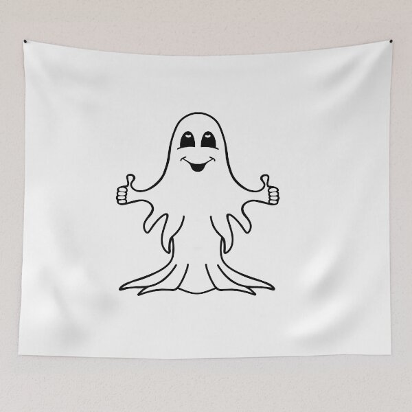 Item preview, Funny Thumbs Up Halloween Ghost designed and sold by Sartoris Art.
