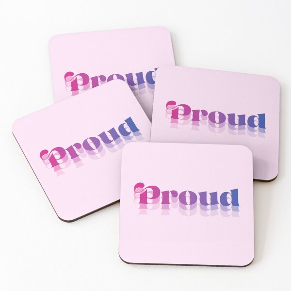 Item preview, Proud bisexual flag colours typography art | bi pride designed and sold by QuillPrints.