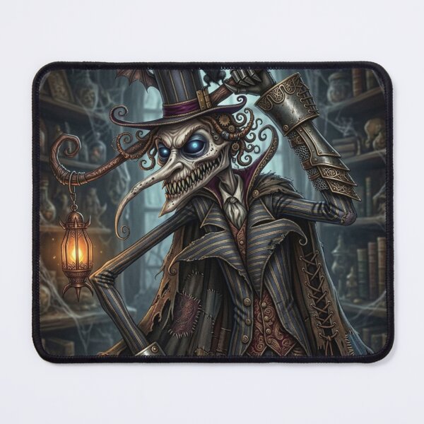 Item preview, The Top Hat man in his arcane library ready to depart to prowl for victims designed and sold by Vintage Designs +.