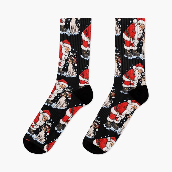 Item preview, Funny Rat Terrier Dog Santa Boop Merry Chirstmas Mom Dad designed and sold by rafaeltto.