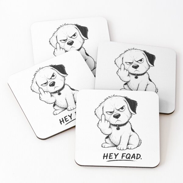 Item preview, FQAD Grumpy Dog – Fluoroquinolone Toxicity Awareness designed and sold by Small Revolutions.