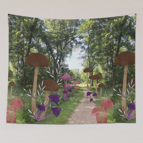 Item preview, Wonderland Walk, digital doodle over photograph designed and sold by GiSilver.