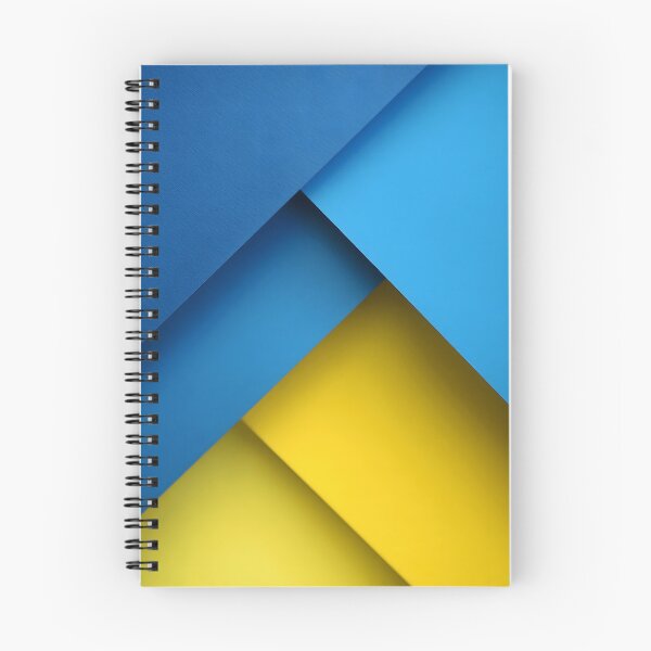 Item preview, Overlapping blue and yellow planes create a geometric design with a sense of depth and texture designed and sold by homydesign.