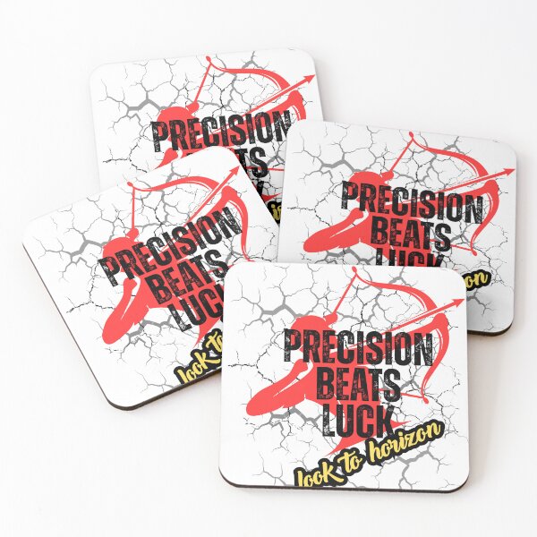 Item preview,  Precision Beats Luck -Look   To   Horizon Red Bow and Arrow Motivation    designed and sold by PositiveEcho.