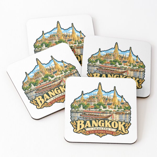 Item preview, Bangkok Thailand Golden Temple River Boat designed and sold by JasonStars123.