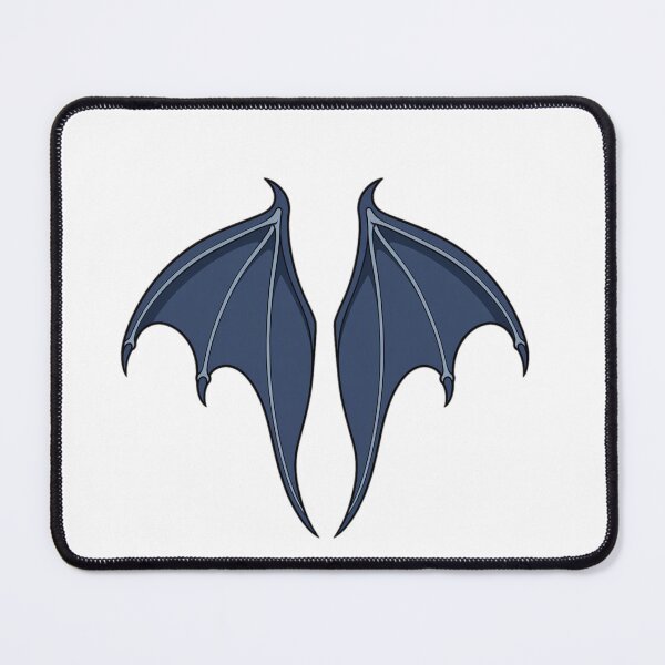 Item preview, Bat Wings Gothic Indigo Mirror Pair designed and sold by DariaDoodleArt.
