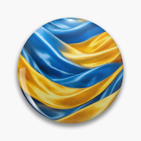 Item preview, Luxurious flowing silk fabric in blue and gold designed and sold by homydesign.