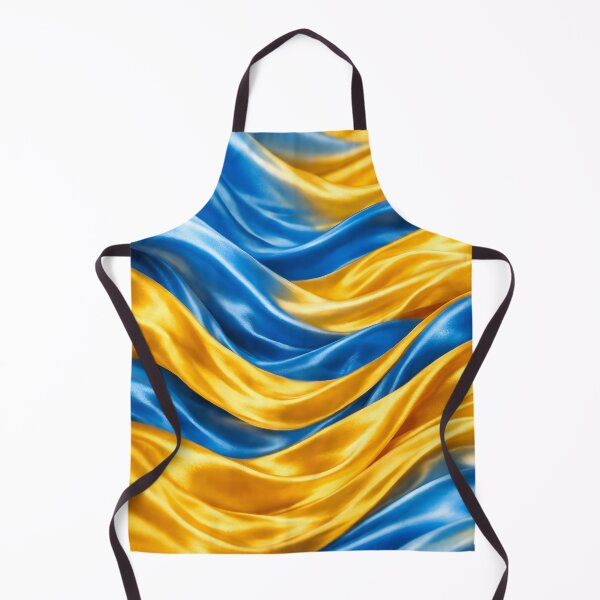 Item preview, Luxurious flowing silk fabric in blue and gold designed and sold by homydesign.