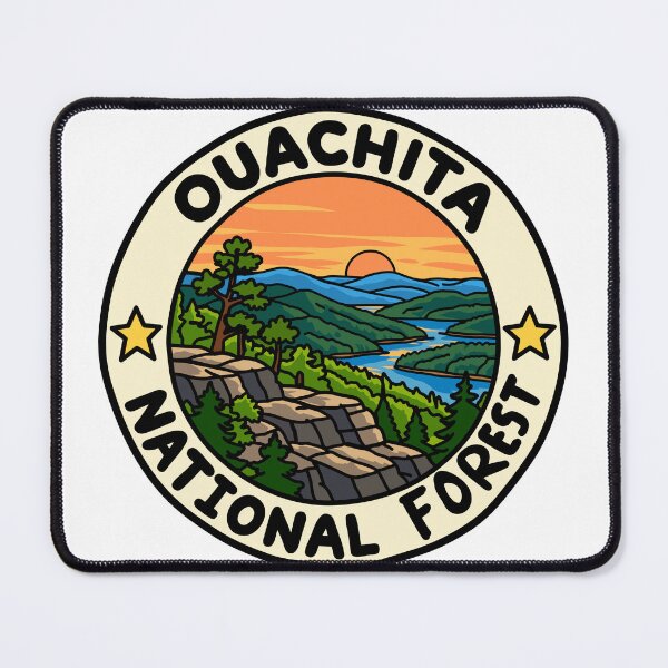 Item preview, Ouachita National Forest Arkansas Oklahoma Mountains Sunset Landscape designed and sold by AdelDigitalArts.