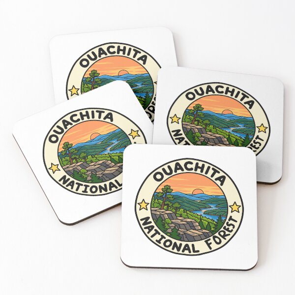 Item preview, Ouachita National Forest Arkansas Oklahoma Mountains Sunset Landscape designed and sold by AdelDigitalArts.