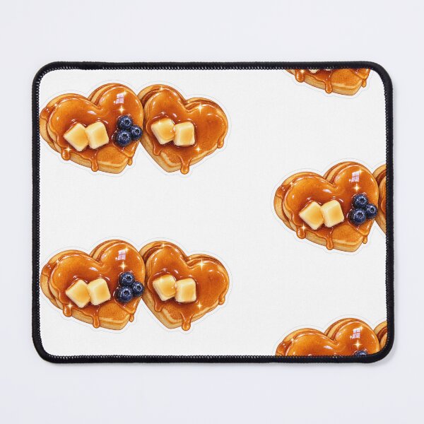 Item preview, Heart pancakes designed and sold by Jadedoodle.