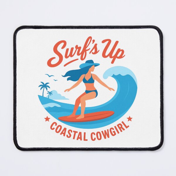 Item preview, Coastal Cowgirl Surfer Girl Tropical Summer designed and sold by Auchi_Verse.