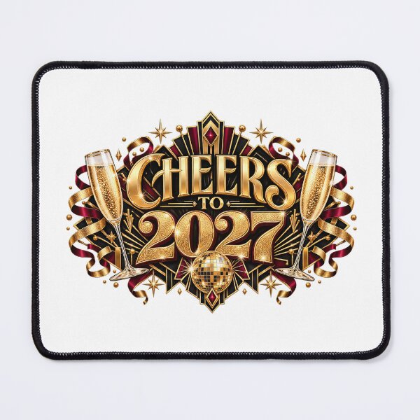Item preview, Cheers to 2027 New Year Party Quote Celebration Design designed and sold by FuzionRaptor.