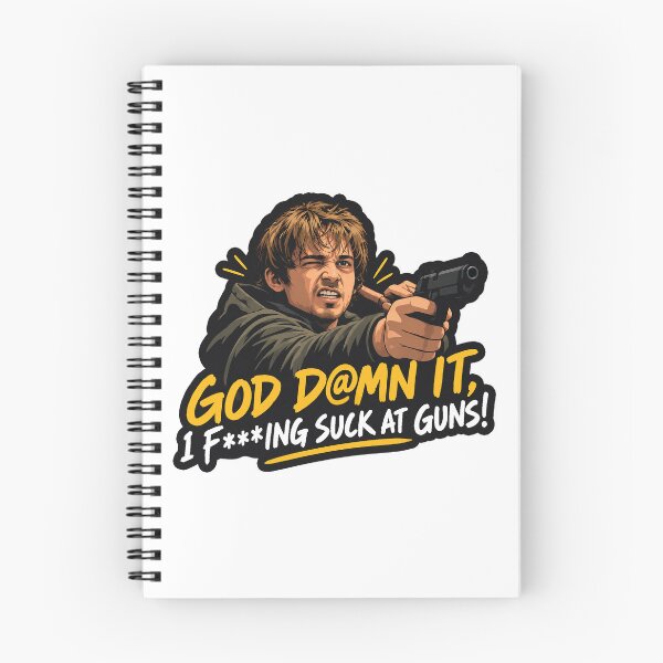 Item preview, God Damn It, I Fucking Suck At Guns designed and sold by Oh Hey! Studios.