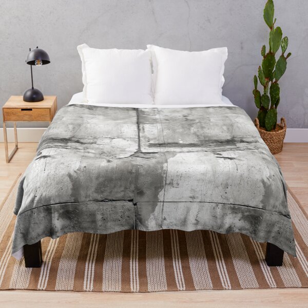 Item preview, Aged White Concrete Slabs with Dark Seams designed and sold by Piotrek0001.
