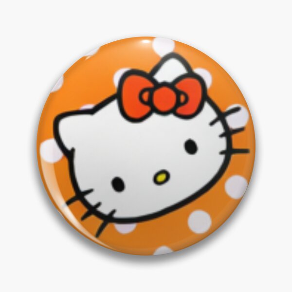 Item preview, Cute Orange Hello Kitty Polka Dot Pattern designed and sold by iloveyourcupid.