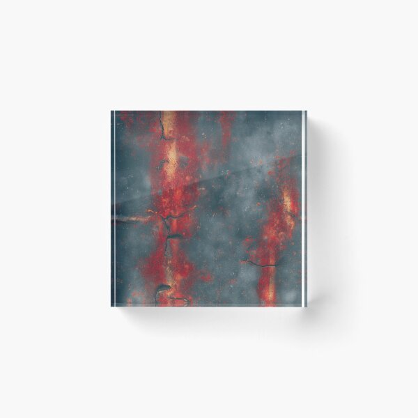 Item preview, Crimson Peeling Paint on Weathered Steel Art designed and sold by Piotrek0001.