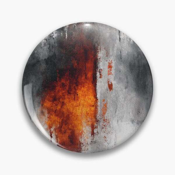 Item preview, Charcoal Wall with Glowing Amber Rust Hearth designed and sold by Piotrek0001.