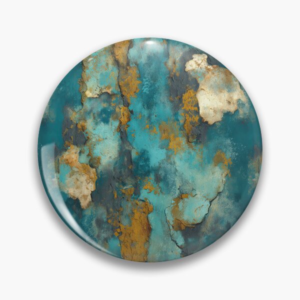 Item preview, Flaking Turquoise Paint Over Industrial Rust designed and sold by Piotrek0001.