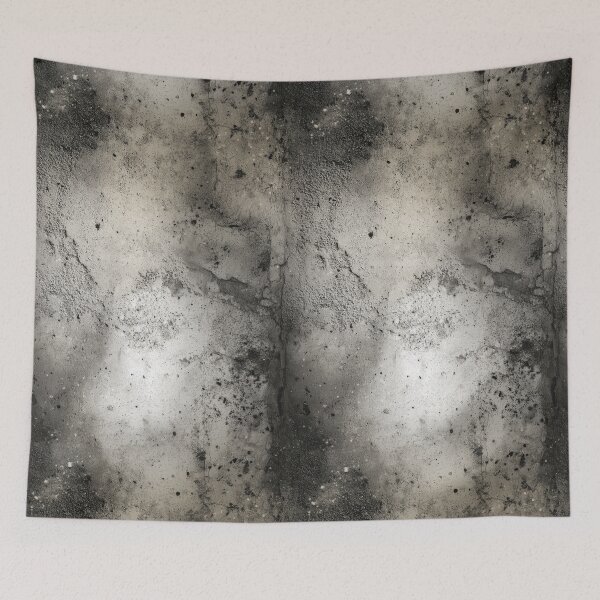 Item preview, Distressed White Paint on Rough Concrete Art designed and sold by Piotrek0001.