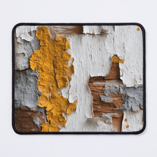 Item preview, Chipped Yellow Paint on Weathered Wood Planks designed and sold by Piotrek0001.