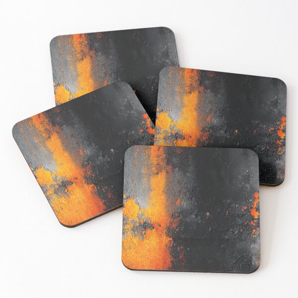 Item preview, Vertical Flame Rust on Dark Industrial Steel designed and sold by Piotrek0001.
