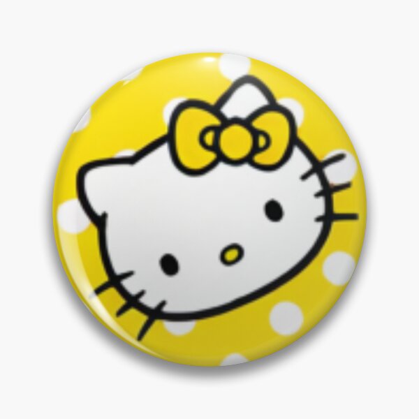 Item preview, Cute Yellow Hello Kitty Polka Dot Pattern designed and sold by iloveyourcupid.