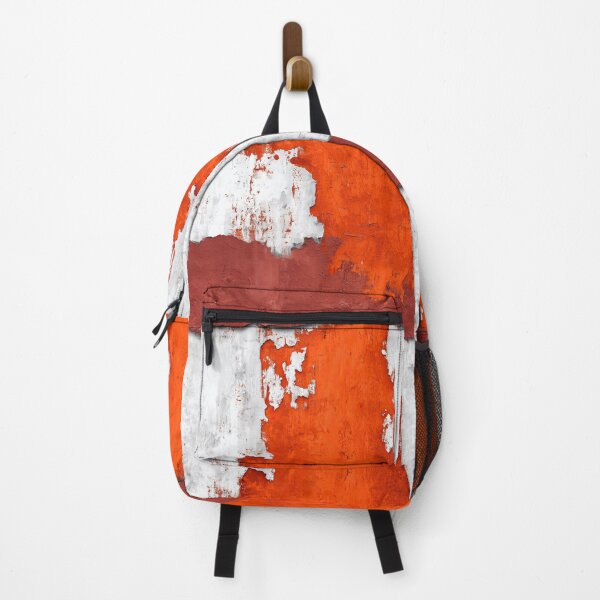 Item preview, Red and Orange Flaking Paint on White Siding designed and sold by Piotrek0001.
