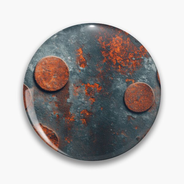 Item preview, Oxidized Teal Metal Plate with Rusted Washers designed and sold by Piotrek0001.