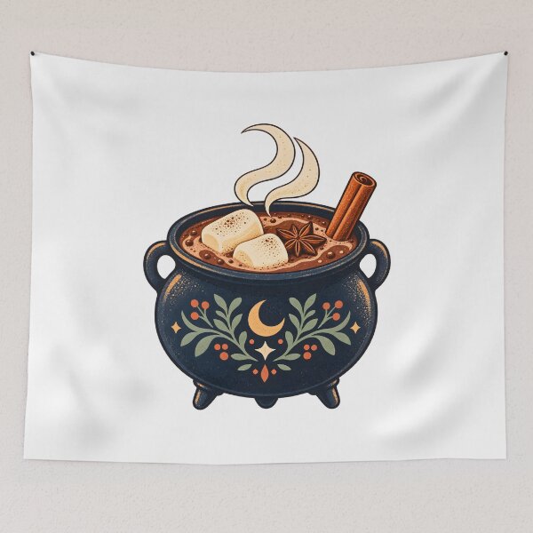 Item preview, Kitchen Witch Hot Cocoa Cauldron designed and sold by Philippa Shop.