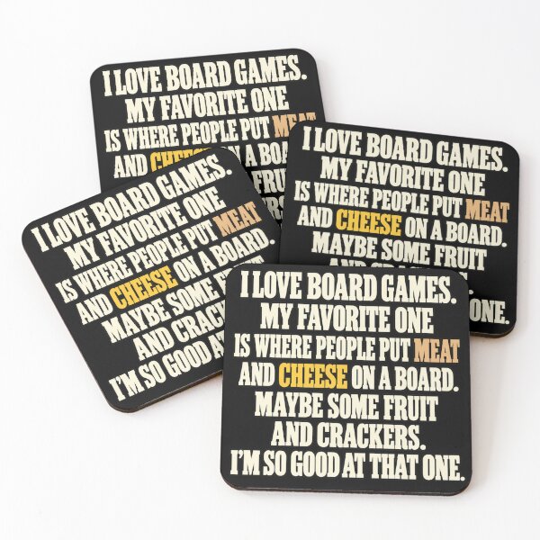 Item preview, I Love Board Games My Favorite One is Where People Put Meat T-Shirt designed and sold by Trendably.