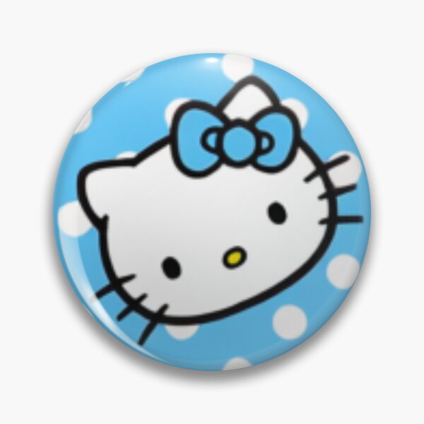 Item preview, Cute Sky Blue Hello Kitty Polka Dot Pattern designed and sold by iloveyourcupid.