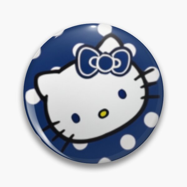 Item preview, Cute Navy Blue Hello Kitty Polka Dot Pattern designed and sold by iloveyourcupid.