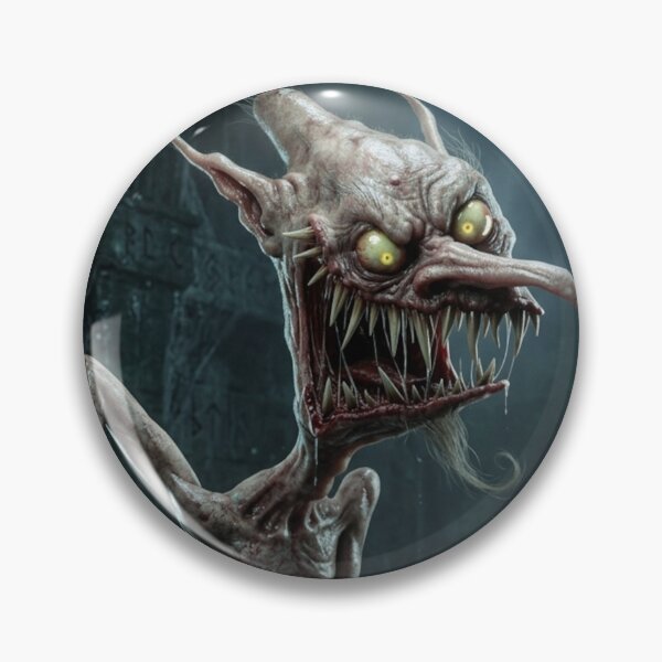 Item preview, Creepy evil dancing Goblin illustration designed and sold by Vintage Designs +.