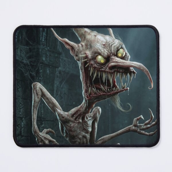 Item preview, Creepy evil dancing Goblin illustration designed and sold by Vintage Designs +.
