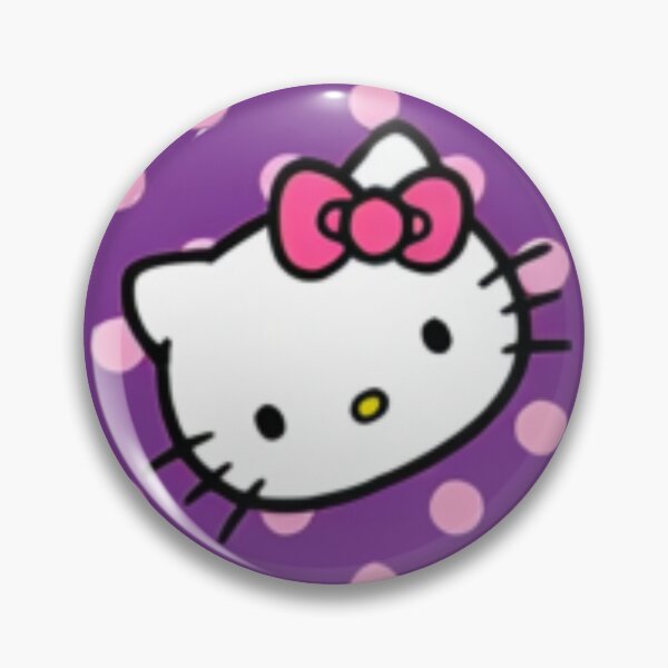 Item preview, Cute Pink and Purple Hello Kitty Polka Dot Pattern designed and sold by iloveyourcupid.