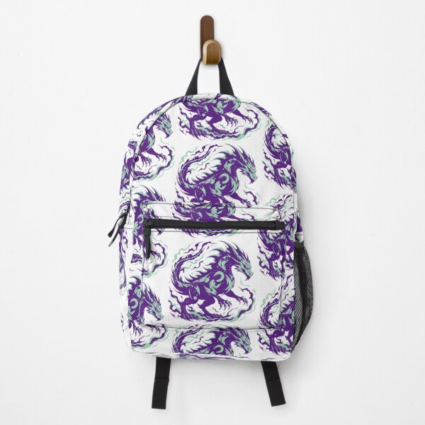Item preview, Mystic Purple Dragon – Mint Green Fantasy Dragon Art designed and sold by Mousy17.