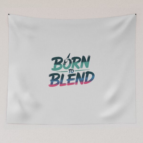 Item preview, Born to Blend – Colorful Artist and Paint Blending Design designed and sold by Jollys-ArtShop.