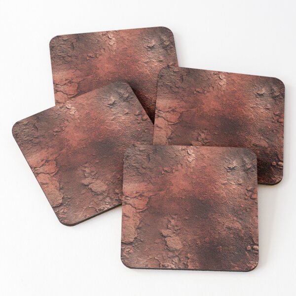 Item preview, Deep Crimson Oxidized Iron Rust Plate Art designed and sold by Piotrek0001.