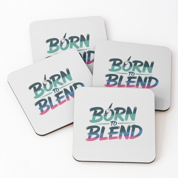 Item preview, Born to Blend – Colorful Artist and Paint Blending Design designed and sold by Jollys-ArtShop.