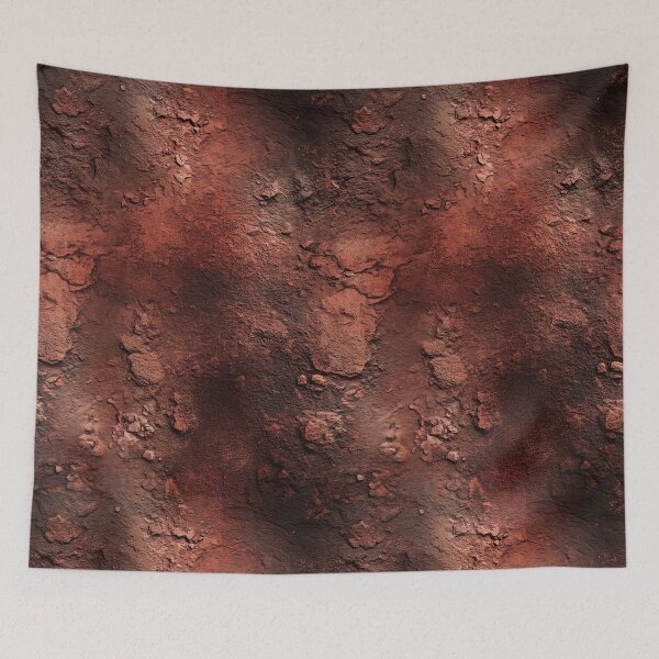 Item preview, Deep Crimson Oxidized Iron Rust Plate Art designed and sold by Piotrek0001.
