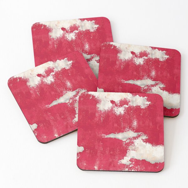 Item preview, Crimson Red Splatter on Peeling White Stucco designed and sold by Piotrek0001.