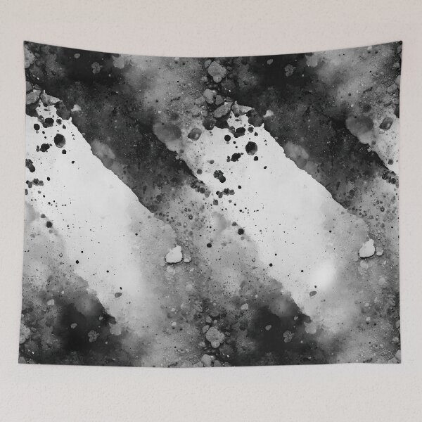 Item preview, White Ink Wash on Distressed Concrete Wall Art designed and sold by Piotrek0001.